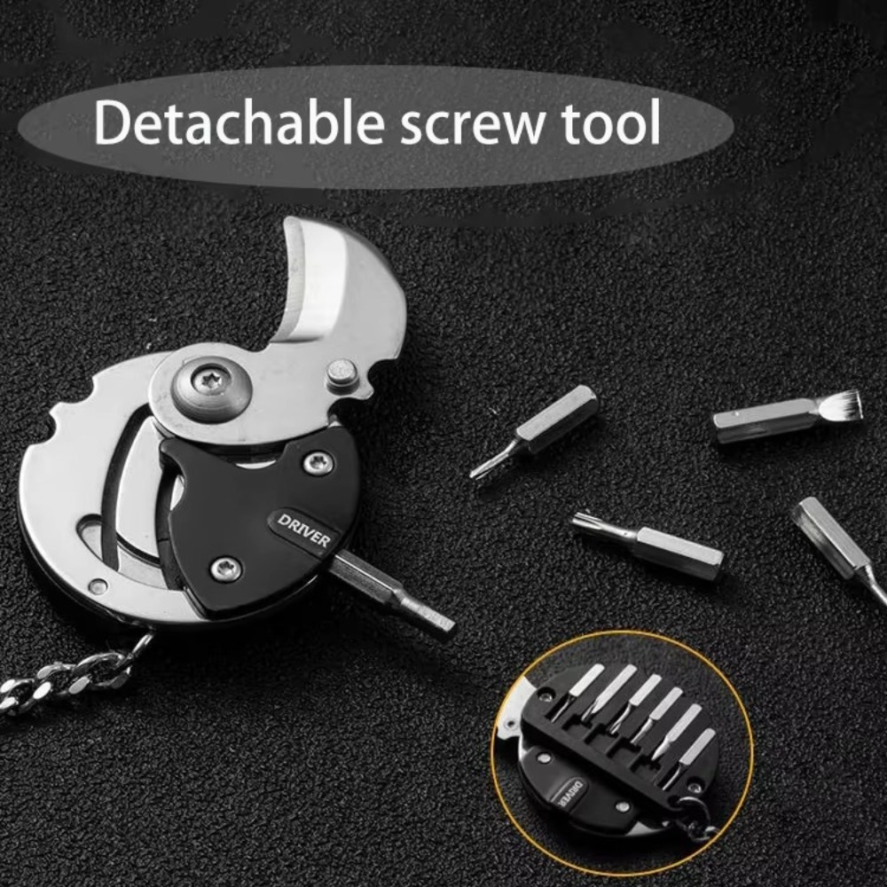 Keychain Multi Tool - Novo mini chaveiro com cabeça de