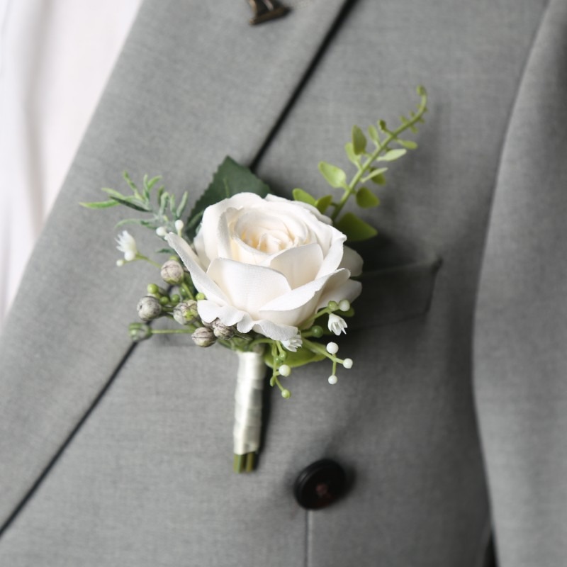 Men Accessories For Wrist - Terno de casamento corsage homem flor