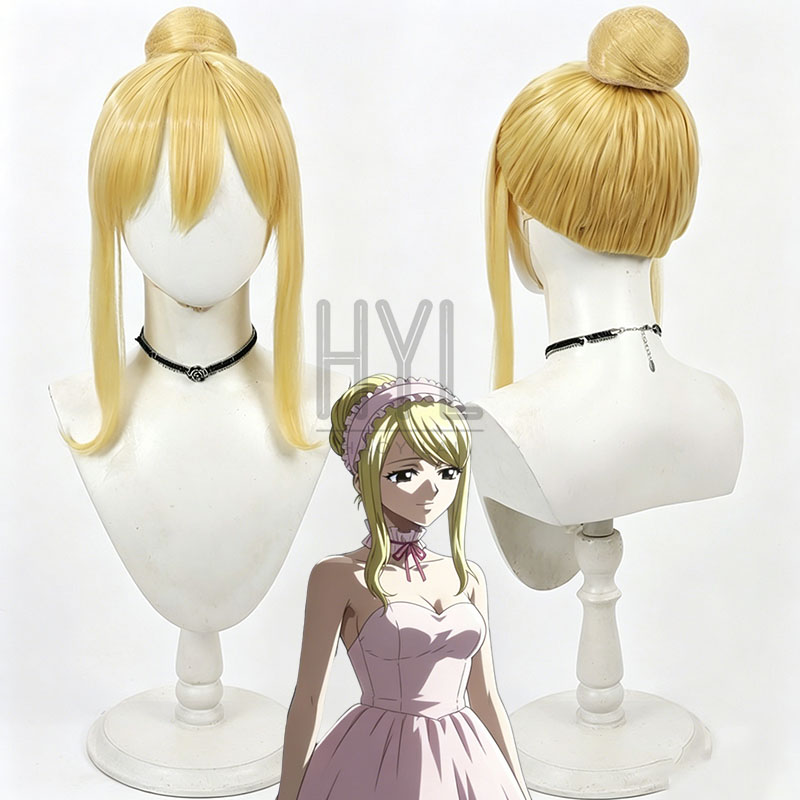 Men Accessories Look - Peruca cosplay anime lucy heartfilia, cabelo
