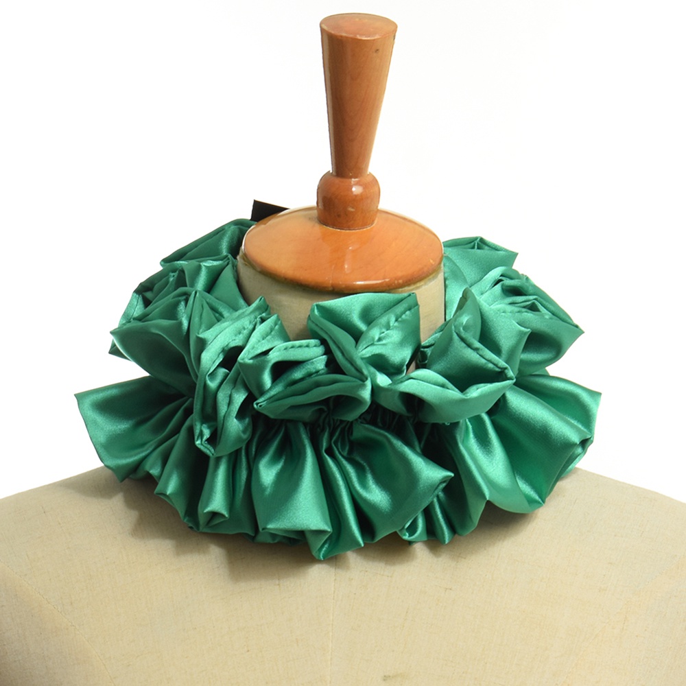 Men'S Victorian Accessories - Palhaço cosplay cetim babados pescoço babado