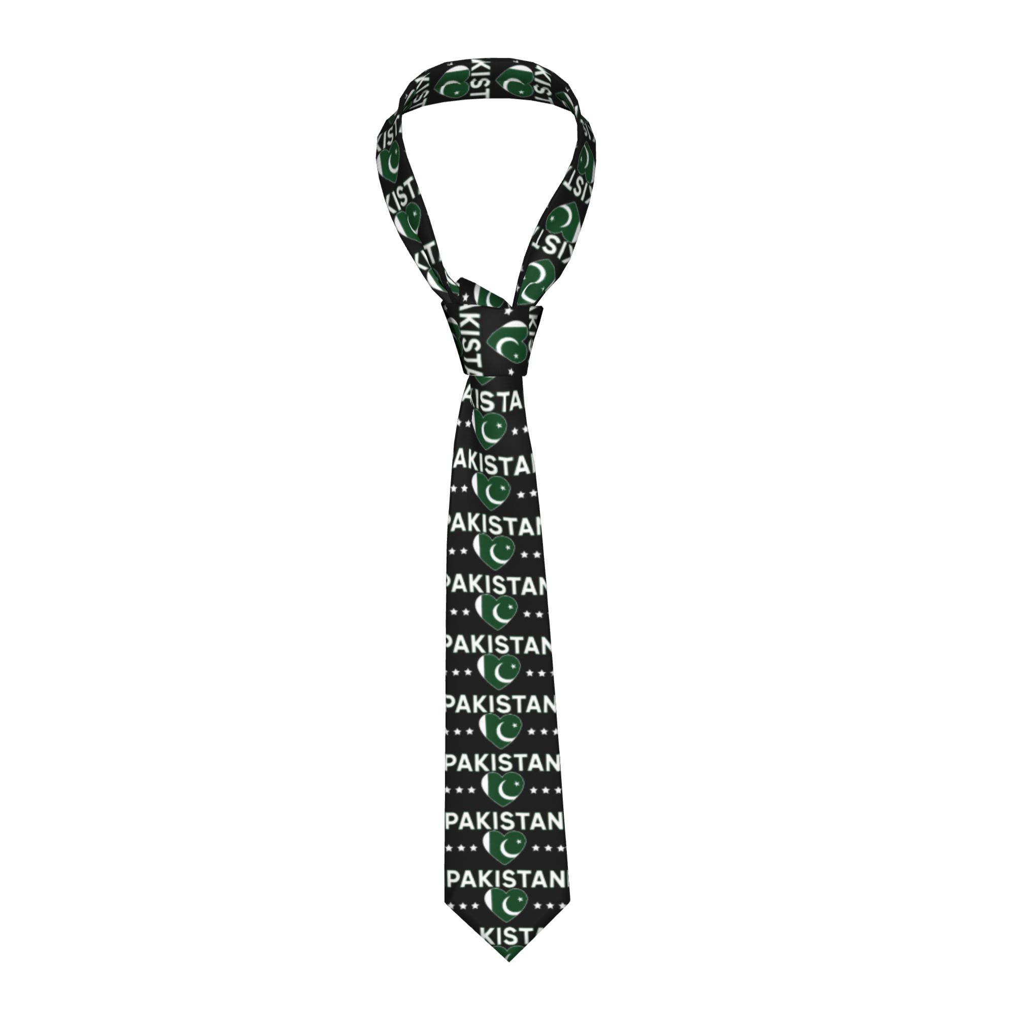 Men Accessories In Pakistan - Gravata Vintage com Coração da Bandeira