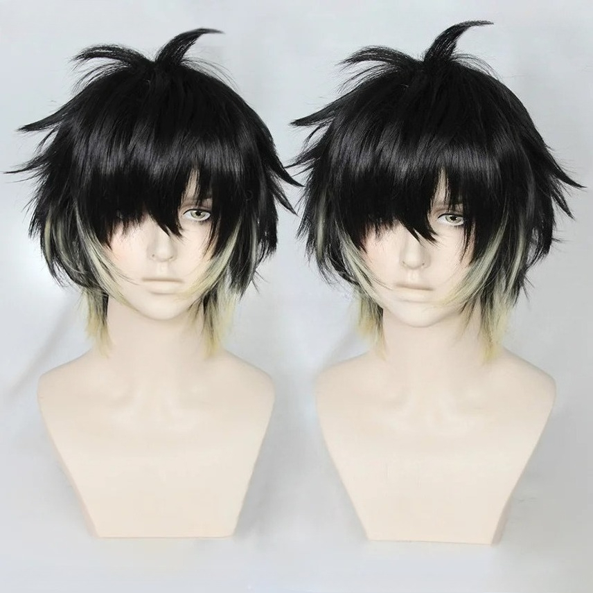 Men'S Yellow Accessories - Peruca de Anime Towa Sintética Masculina