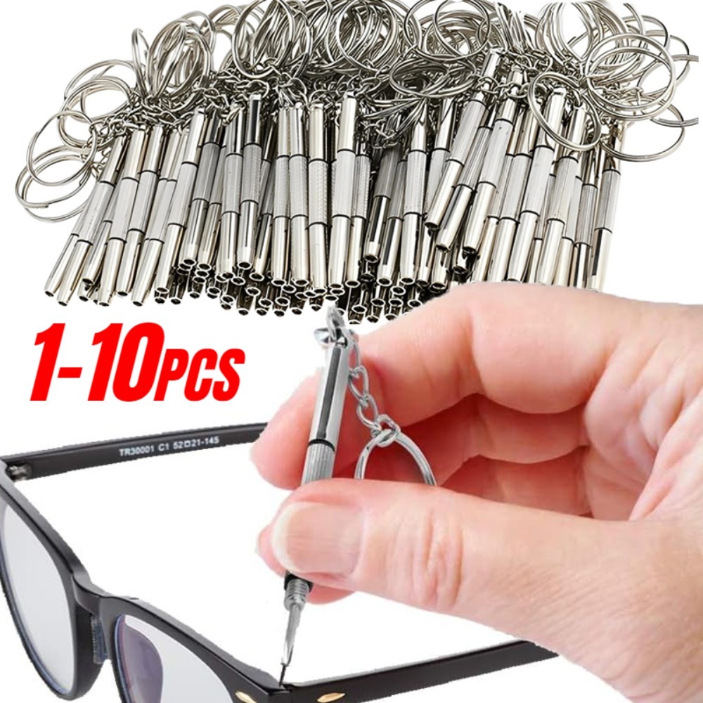 Keychain Multi Tool - 1/3/5/10 Chaveiro Portátil com Chave de