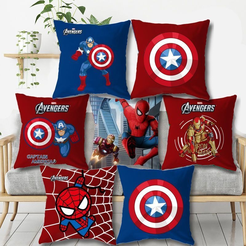 Men Accessories Look - Almofada Quadrada de Desenho Animado Marvel