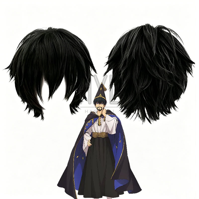 Men Accessories Look - Peruca de cosplay de anime com