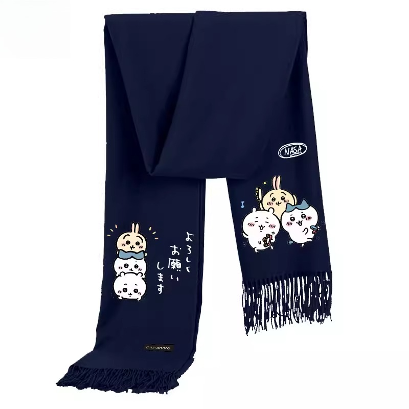 Men Accessories To Look Good - Cachecol de Desenho Animado Kawaii Chiikawa