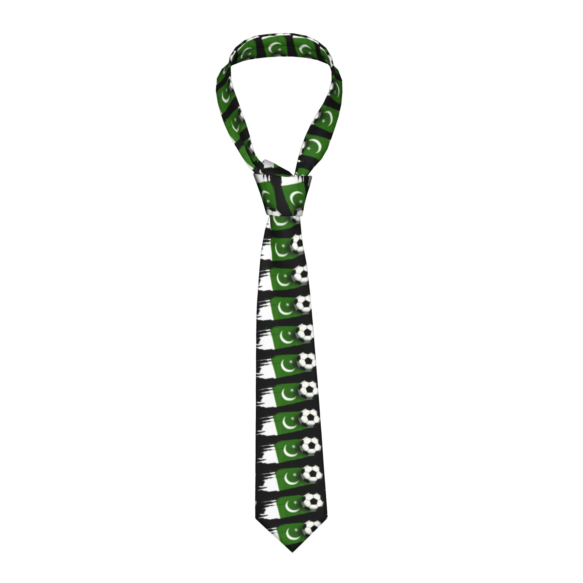 Men Accessories In Pakistan - Gravata Masculina com Estampa da Bandeira