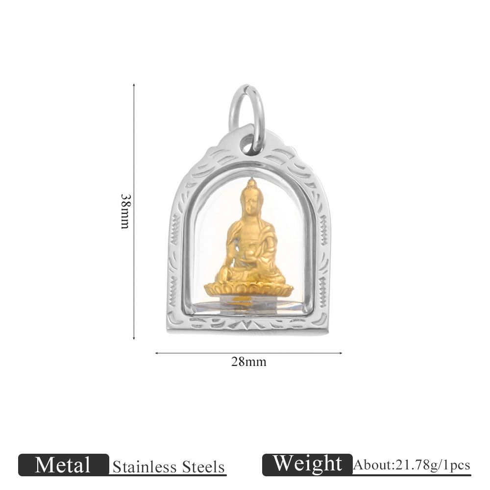 1/2 peças Pingentes de Aço Ino - Men Accessories Locket avaliação e preço