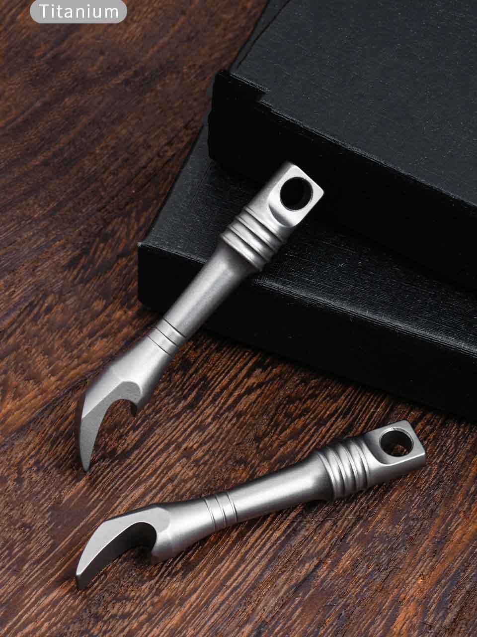 Tc4 liga de titânio pé de cabr - Keychain Multi Tool avaliação e preço