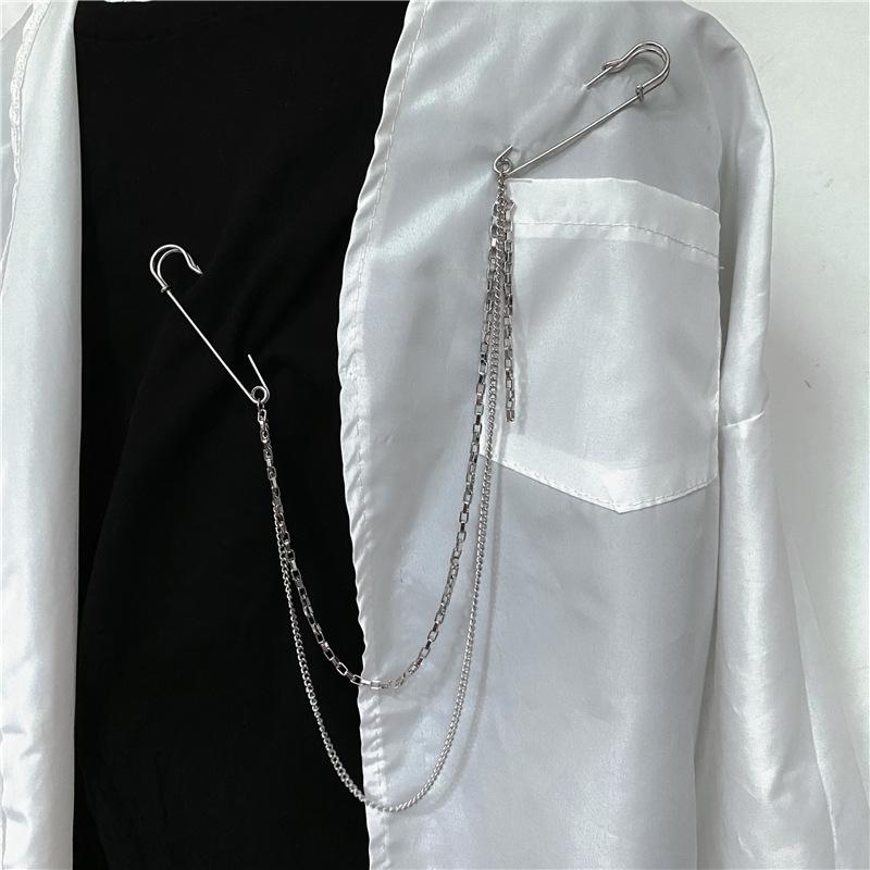 Nova Corrente de Calça Punk de - Men Accessories Brooch avaliação e preço