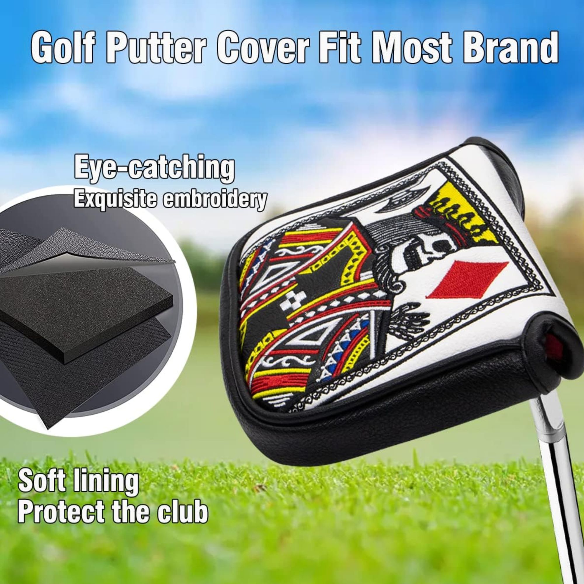Rei dos corações bordado malle - Men'S Accessories Golf avaliação e preço