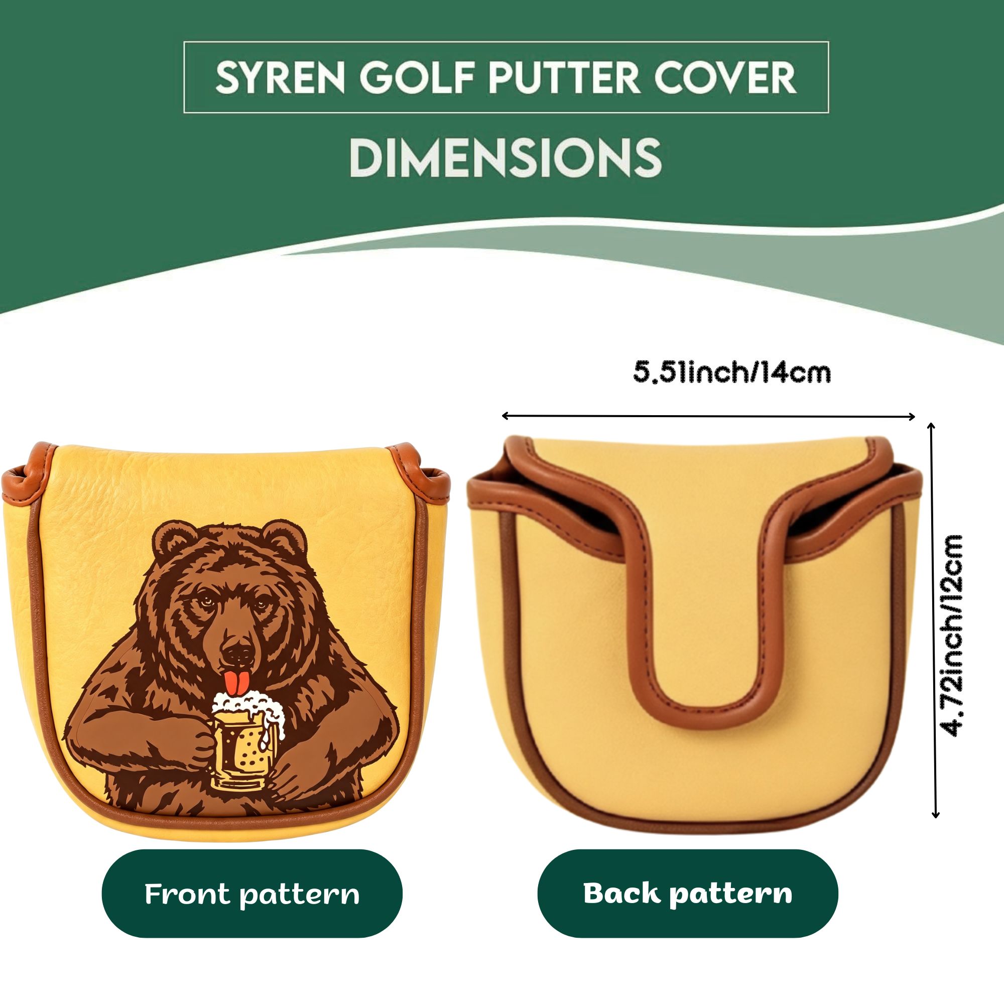 Capa de Putter de Golfe Bordad - Men'S Accessories Golf avaliação e preço