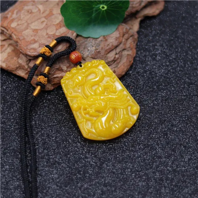 Atacado chinês amarelo jade dr - Men'S Yellow Accessories avaliação e preço