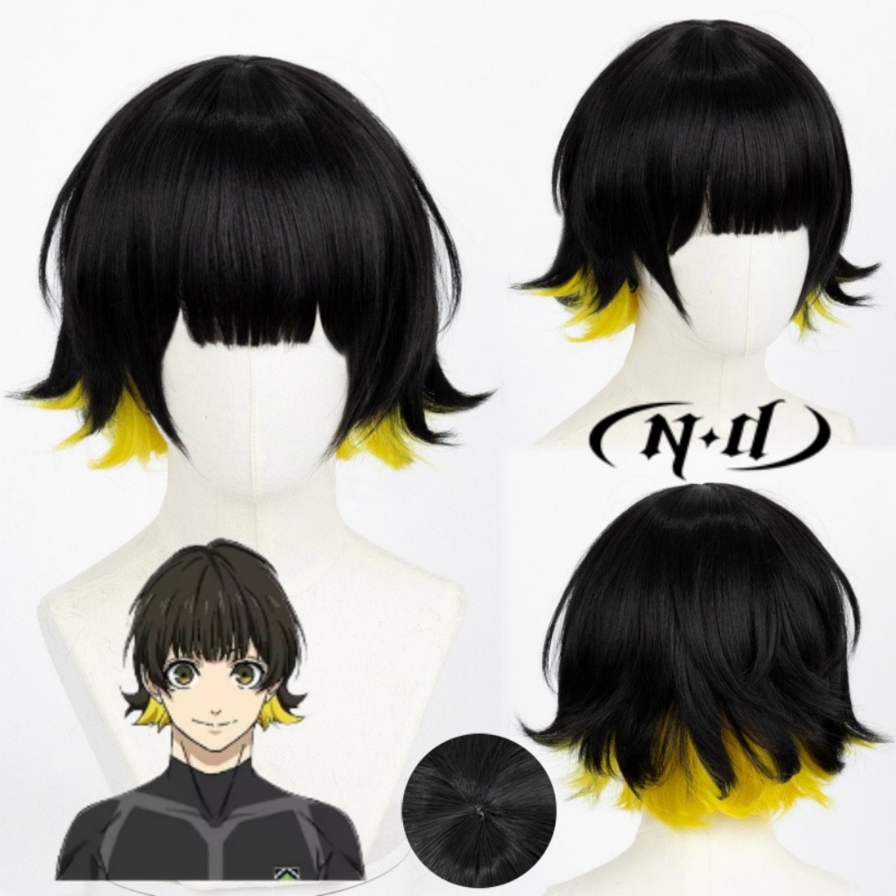 Perucas de Cosplay ND AZUL Ani - Men'S Yellow Accessories avaliação e preço