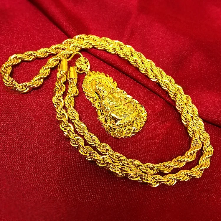 Colar masculino de ouro real 2 - Men Accessories Look avaliação e preço