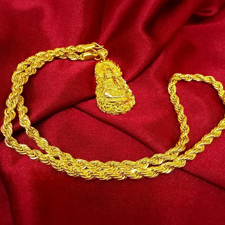 Colar masculino de ouro real 2 - Men Accessories Look avaliação e preço