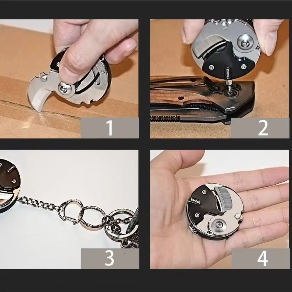 Novo mini chaveiro com cabeça  - Keychain Multi Tool avaliação e preço