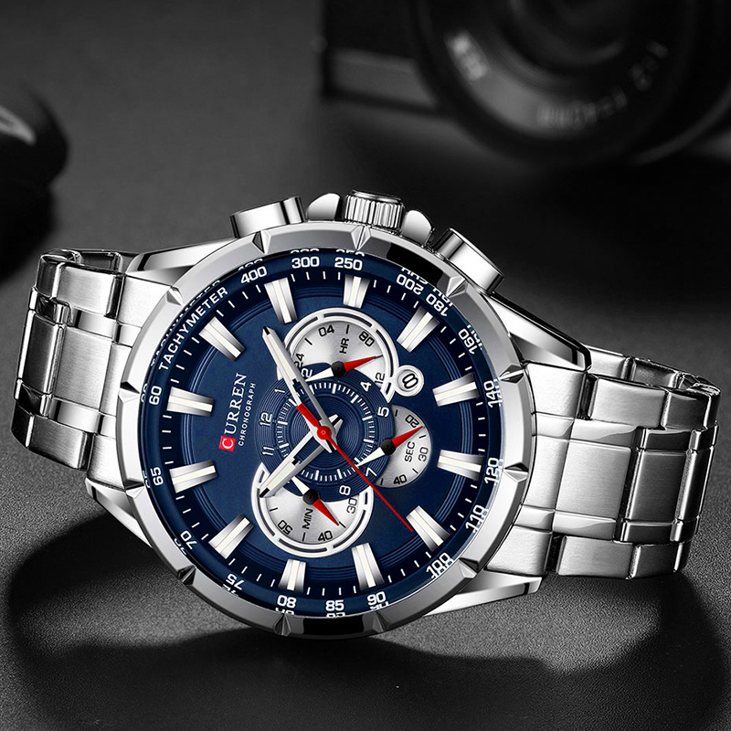 Curren relógio de pulso mascul - Men Accessories For Wrist avaliação e preço