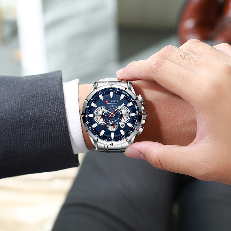 Curren relógio de pulso mascul - Men Accessories For Wrist avaliação e preço
