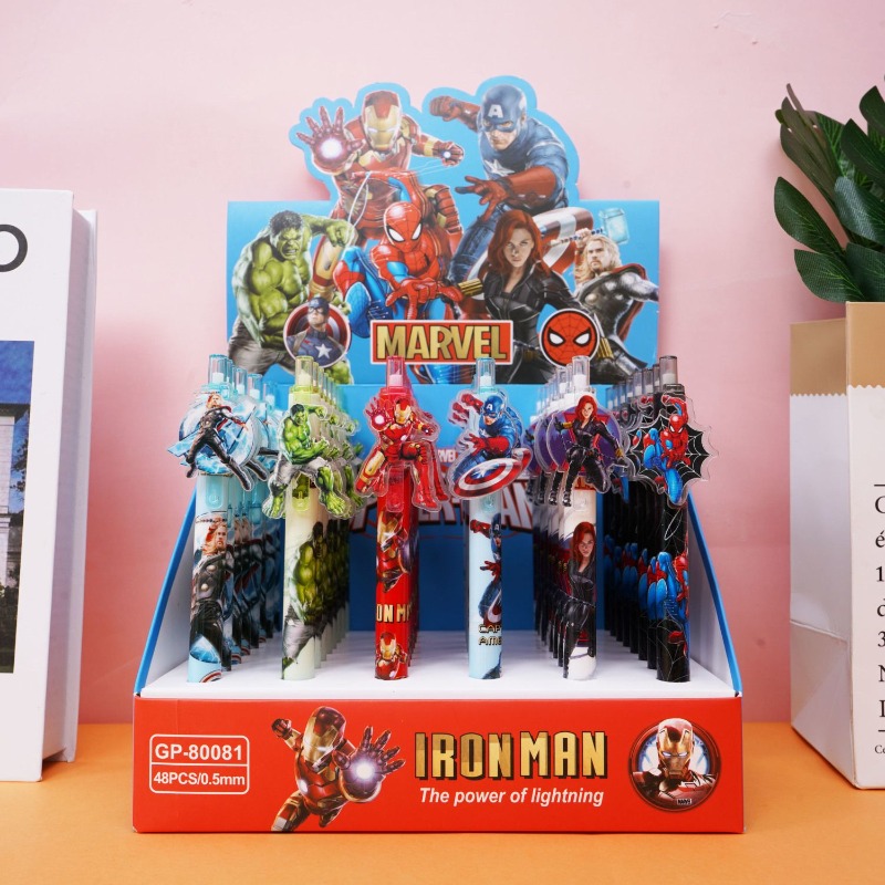 Caneta de Gel Preta 0.5 Marvel - Men Accessories To Look Good avaliação e preço