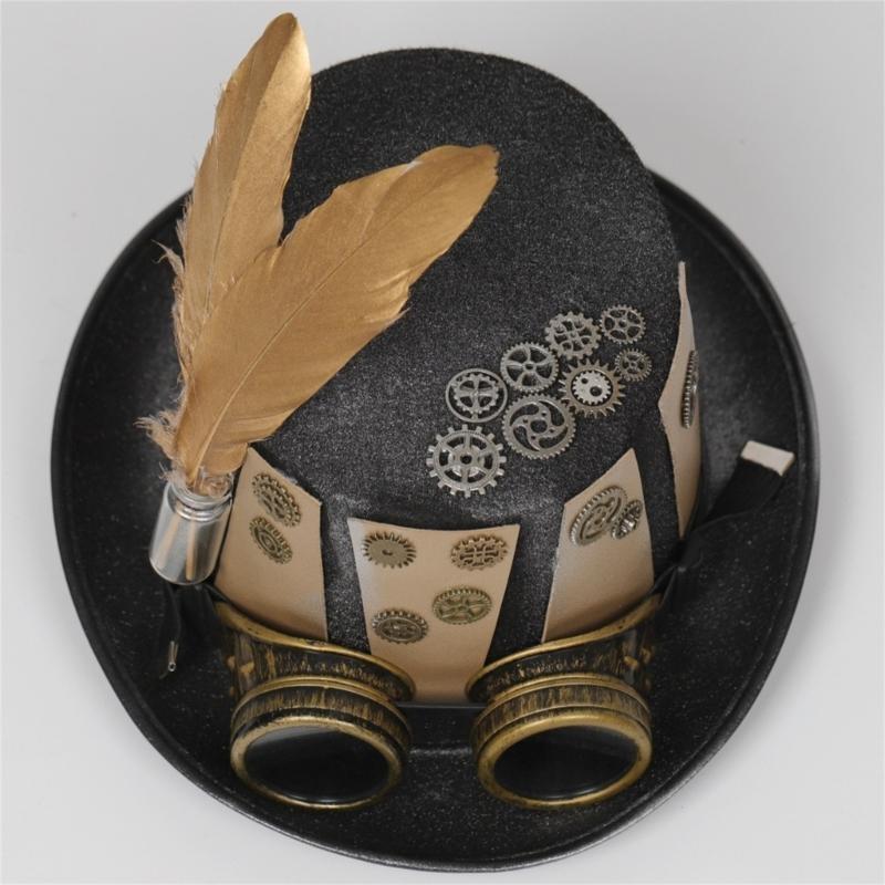 652F Gold Gear Cartola elegant - Men'S Victorian Accessories avaliação e preço