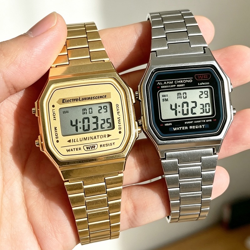 Relógio de Pulso F91W à Prova  - Men Accessories For Wrist avaliação e preço