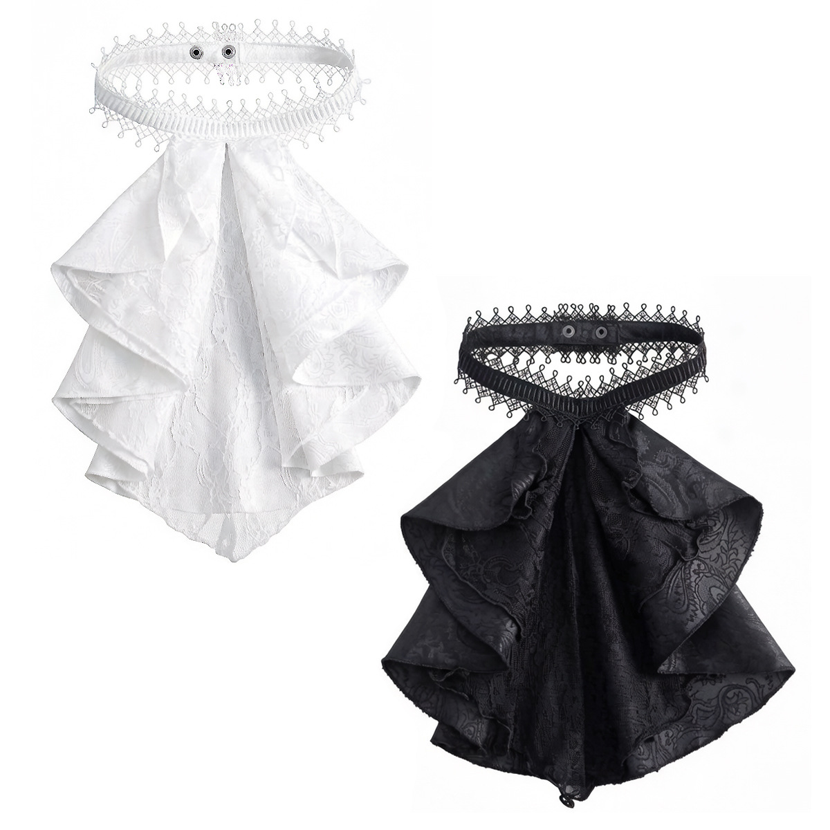 Gola Falsa Vitoriana Jabot par - Men'S Victorian Accessories avaliação e preço