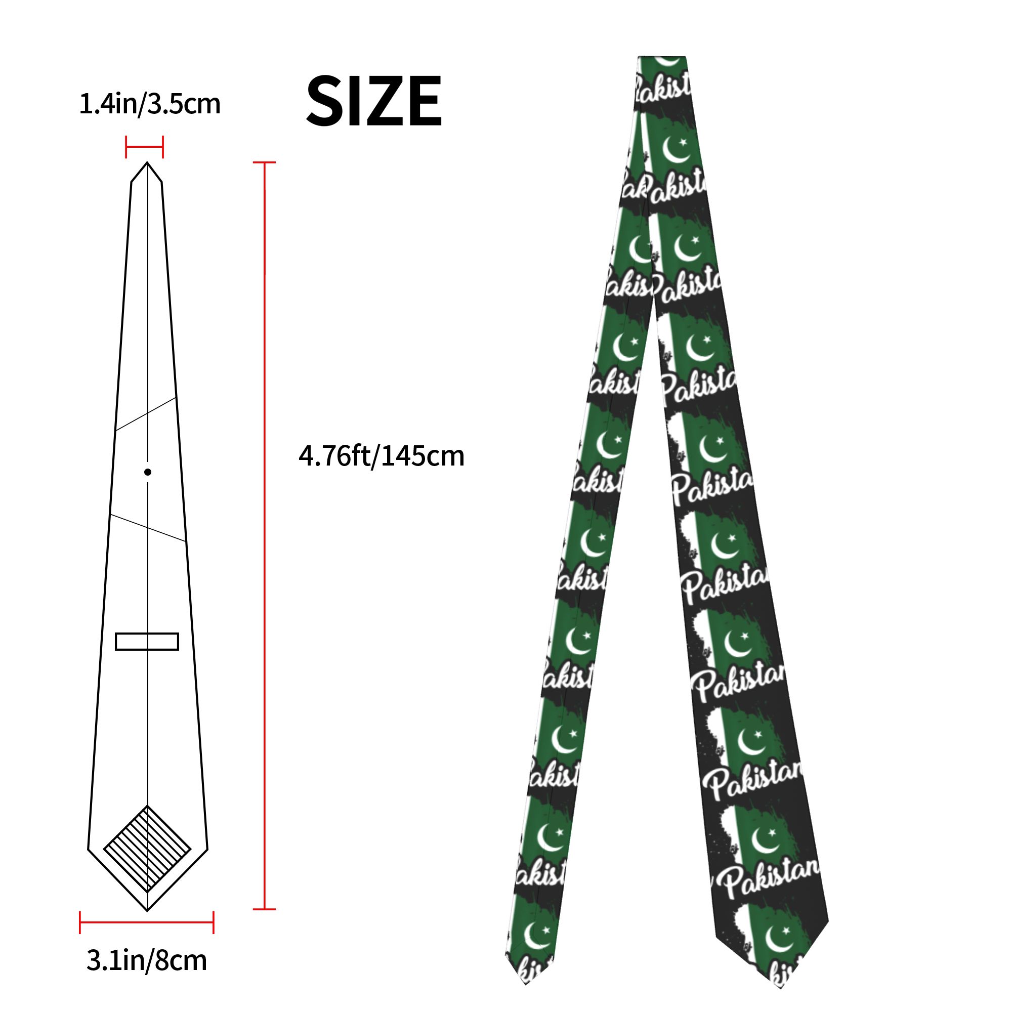 Gravata Masculina com Bandeira - Men Accessories In Pakistan avaliação e preço