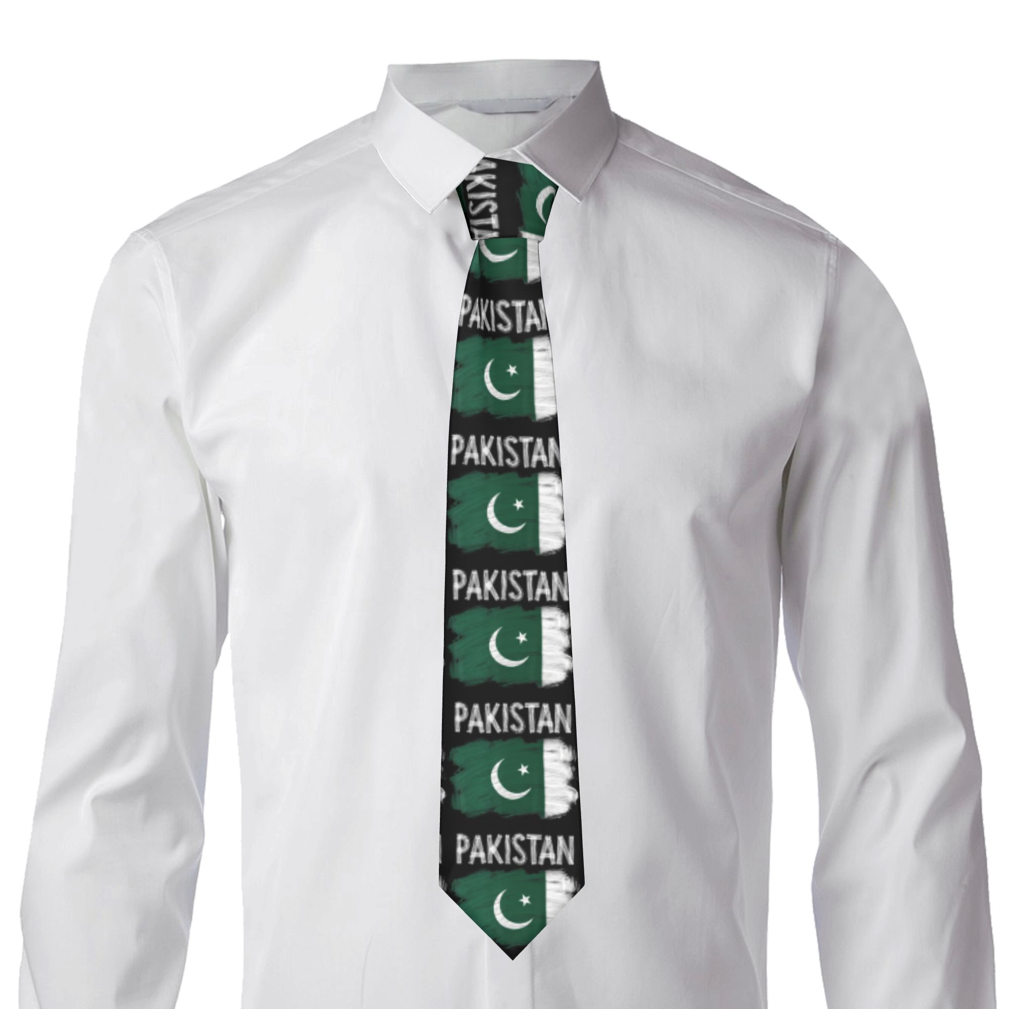 Gravata Clássica com Bandeira  - Men Accessories In Pakistan avaliação e preço