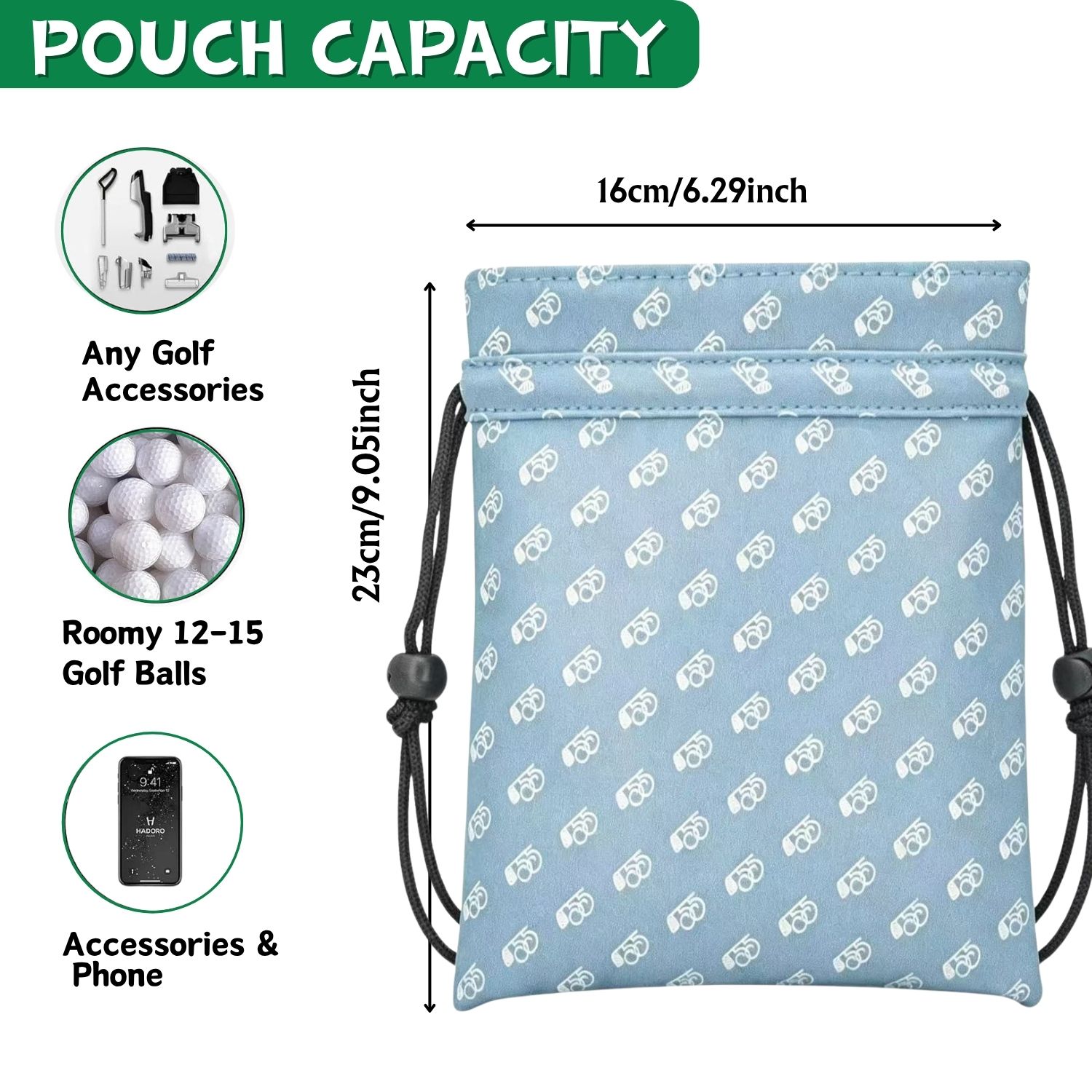 Bolsa Minimalista Azul para It - Men'S Accessories Golf avaliação e preço