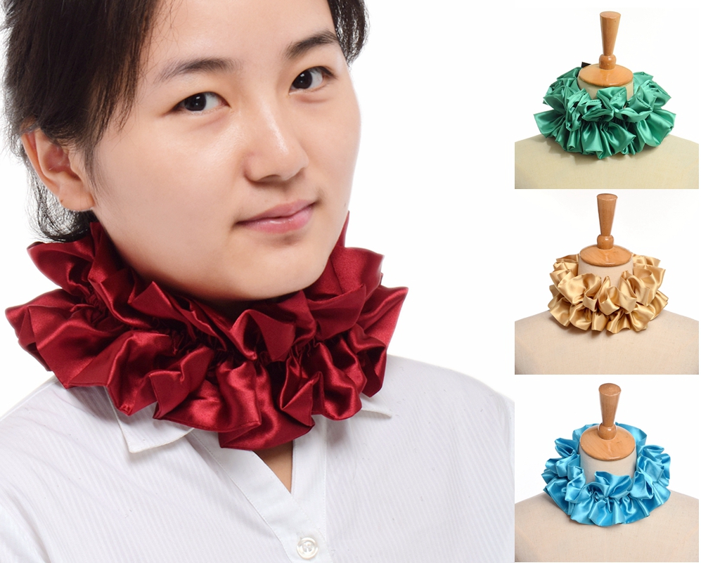 Palhaço cosplay cetim babados  - Men'S Victorian Accessories avaliação e preço