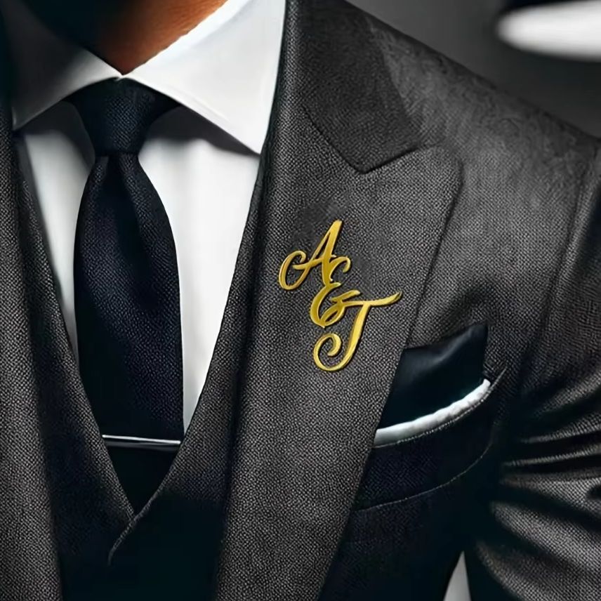 Monograma personalizado nome i - Men Accessories Brooch avaliação e preço