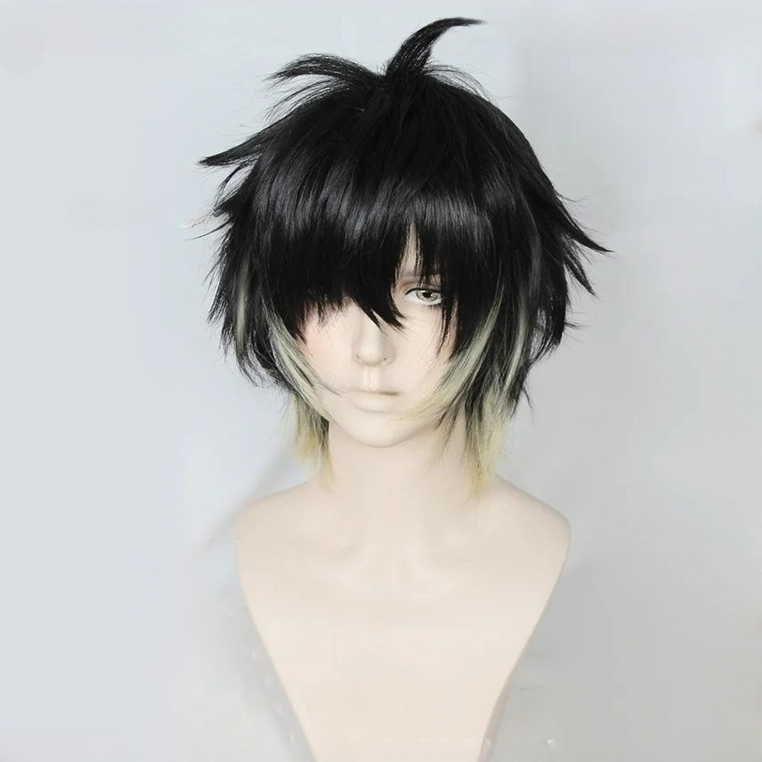 Peruca de Anime Towa Sintética - Men'S Yellow Accessories avaliação e preço