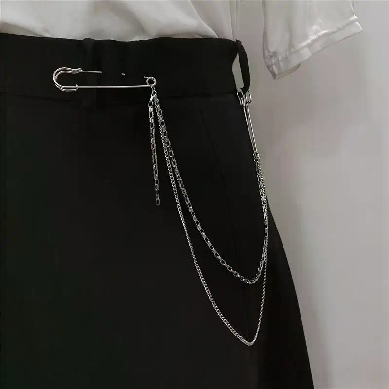 Nova Corrente de Calça Punk de - Men Accessories Brooch avaliação e preço