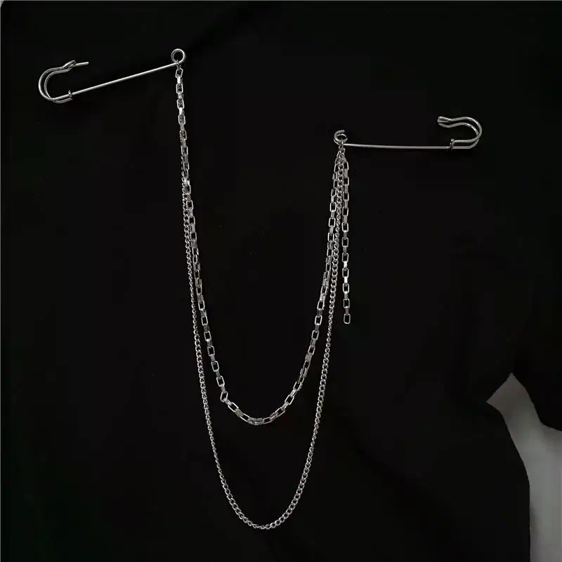 Nova Corrente de Calça Punk de - Men Accessories Brooch avaliação e preço