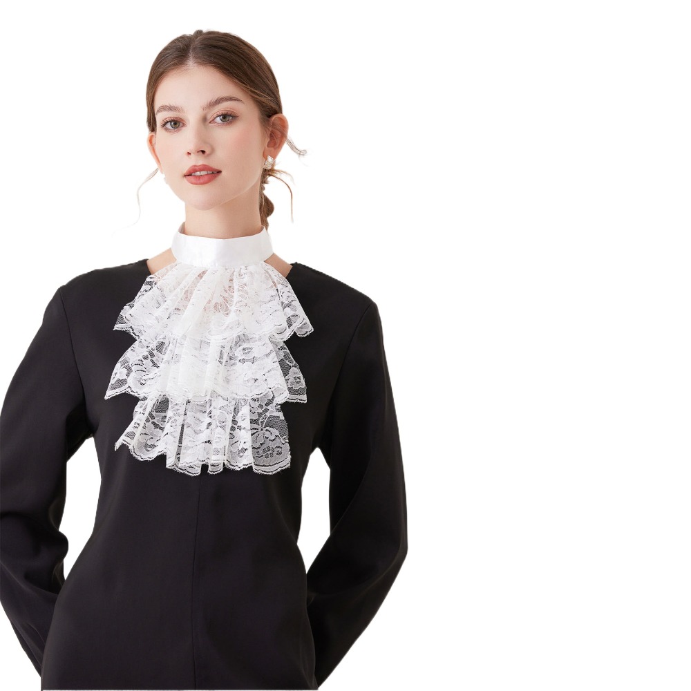 Vintage vitoriano renda jabot  - Men'S Victorian Accessories avaliação e preço
