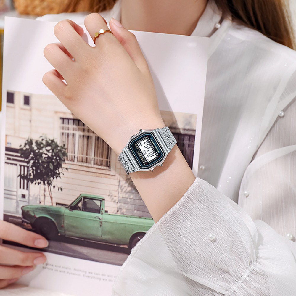 Relógio digital elegante para  - Men Accessories For Wrist avaliação e preço