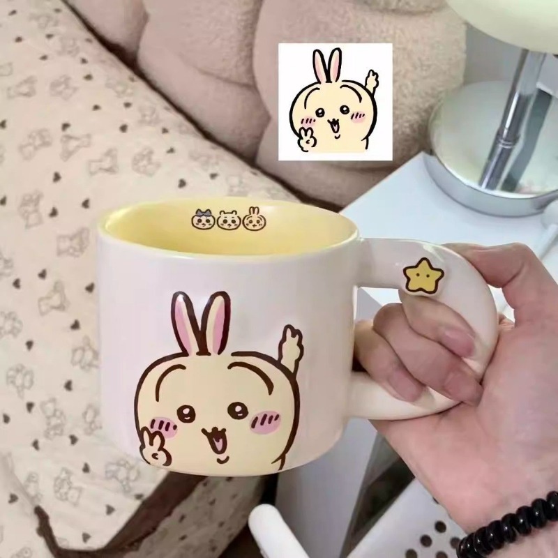 Caneca de Cerâmica Chiikawa Ha - Men Accessories To Look Good avaliação e preço