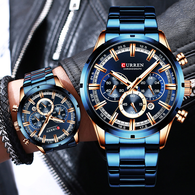 CURREN relógio de pulso mascul - Men Accessories For Wrist avaliação e preço