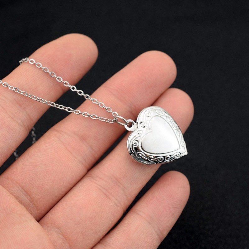 Amor coração medalhão pingente - Men Accessories Locket avaliação e preço