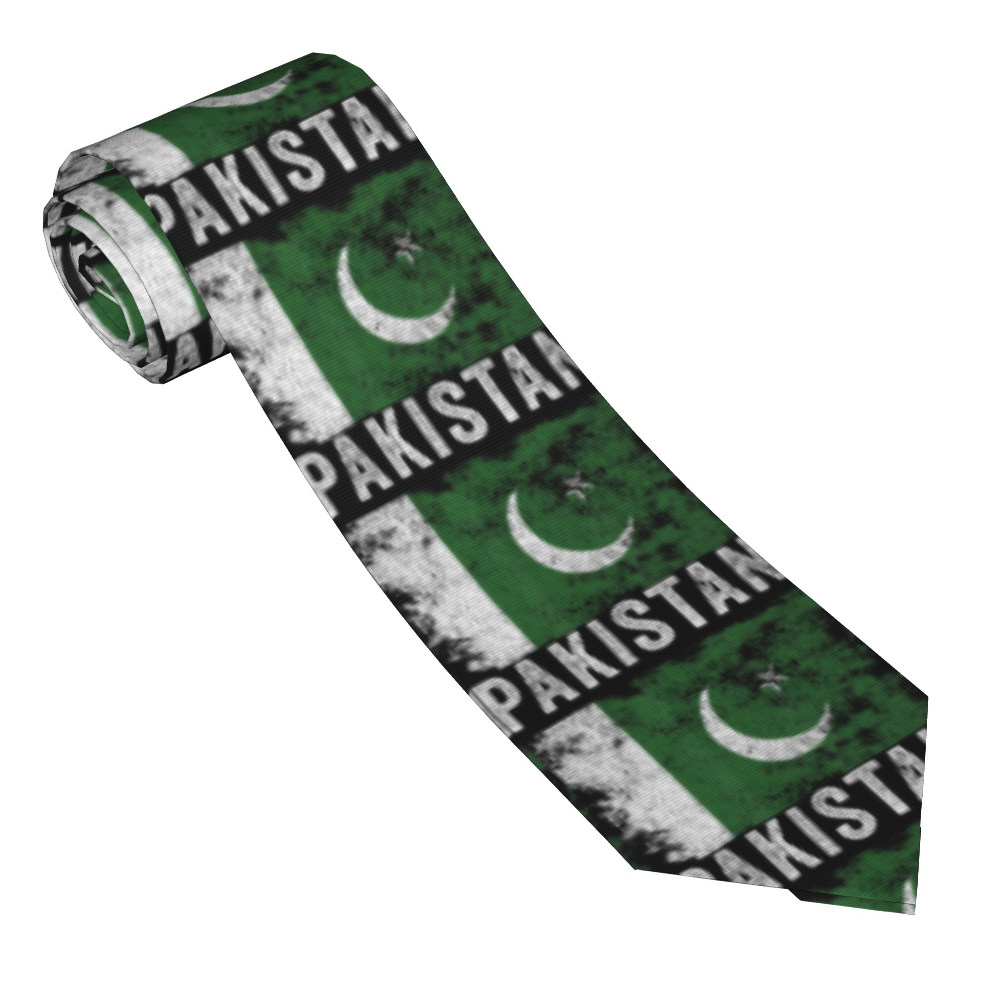 Gravata com Estampa da Bandeir - Men Accessories In Pakistan avaliação e preço