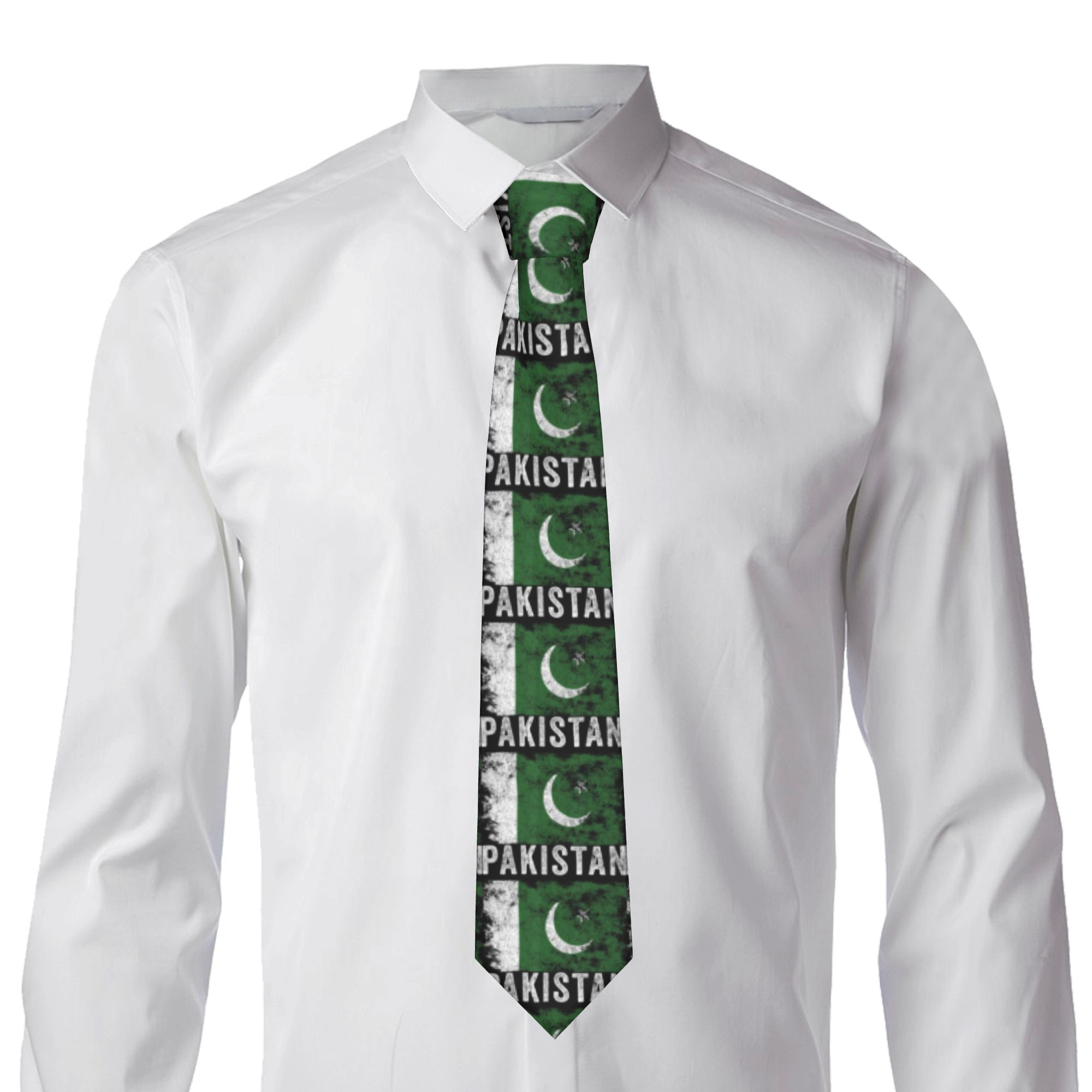 Gravata com Estampa da Bandeir - Men Accessories In Pakistan avaliação e preço
