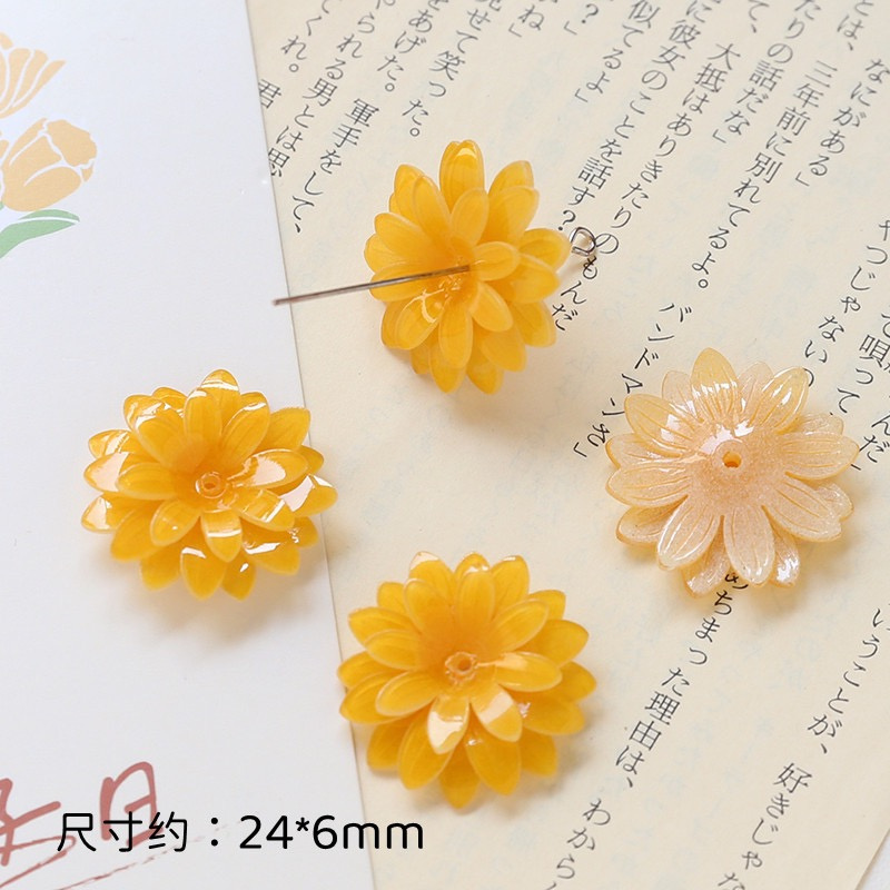 50 pçs/lote 24mm cor amarela i - Men'S Yellow Accessories avaliação e preço